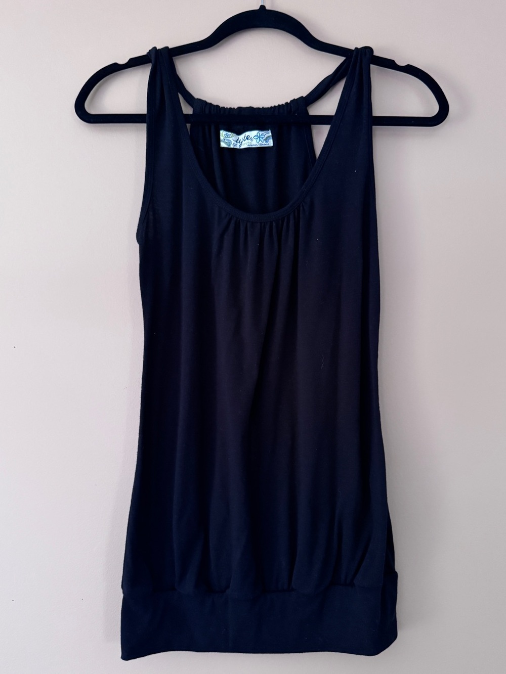 Black Women's Tank Top - Sleeveless Scoop Neck